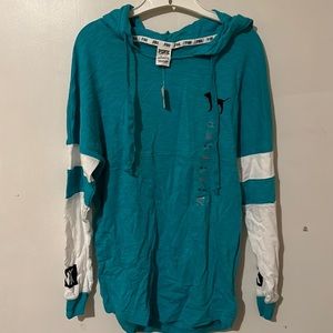 Pink Turquoise TShirt Hoodie